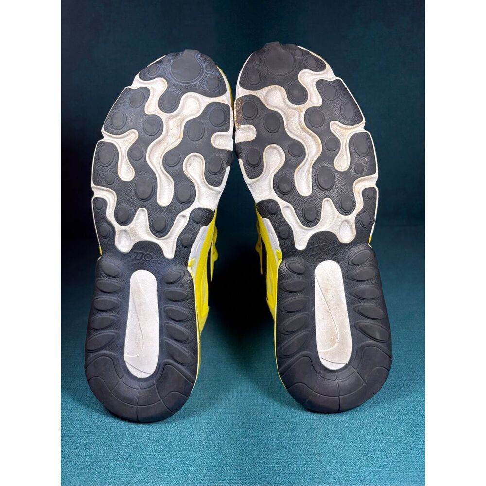 Nike Air Max 270 React 'Opti Yellow' • Size 10 US Men (42 EUR) • SKU CZ9370-700 - Picture 7 of 8